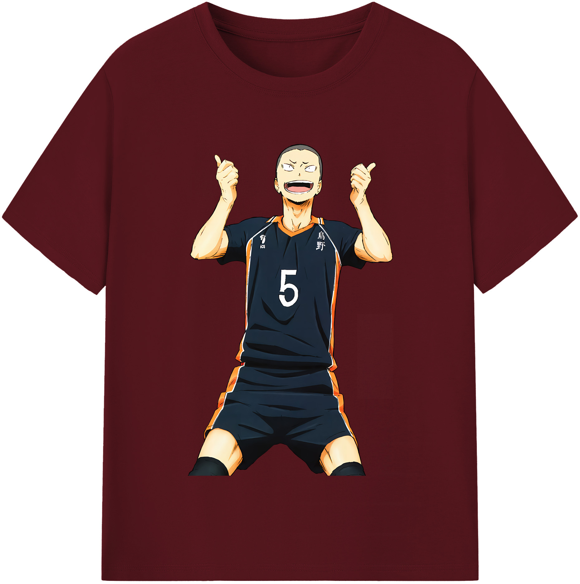 （画像用） ハイキュー!! Haikyu!! 綿100％半袖Tシャツ（フロントプリント）